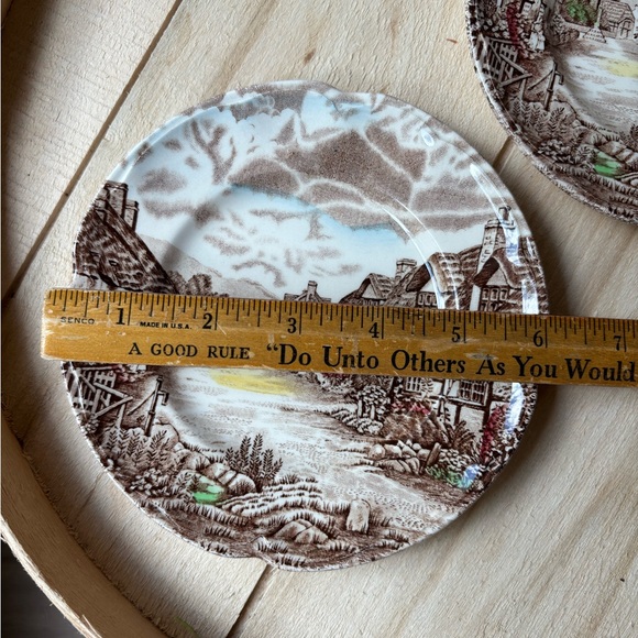 Set 2 Johnson Bros Old English Countryside Bread Butter Plates Thanksgiving - Picture 6 of 6